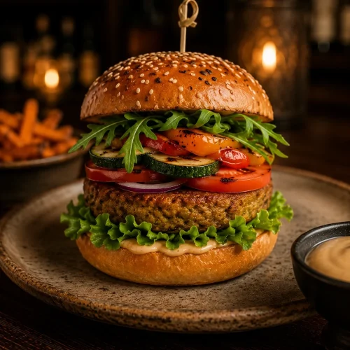 veggie burger